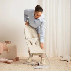 BabyBjörn Skråstol Balance Soft - Tri-Fabric - Lys Beige