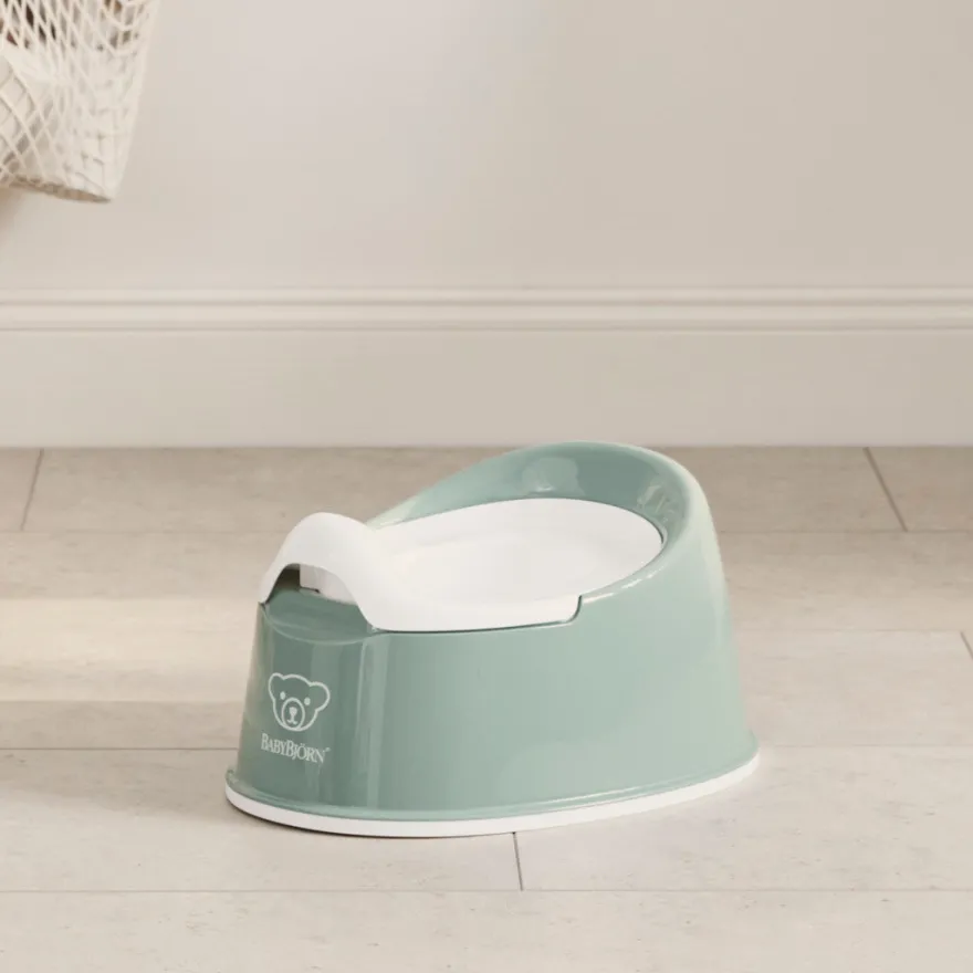 BabyBjörn Smart Potte - Grågrøn/Hvid