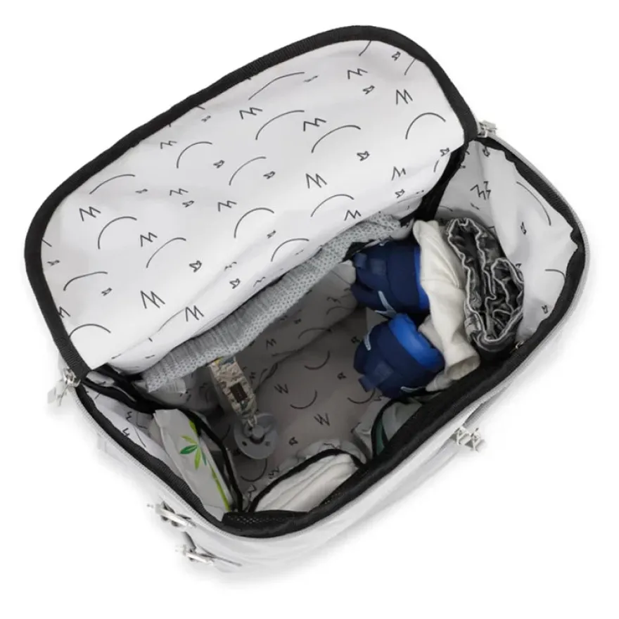 Baby Dreamer Recycled Polyester Pusletaske - Grå