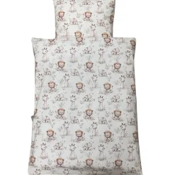 Baby sengelinned, dess. 1339 beige m/ sød giraf