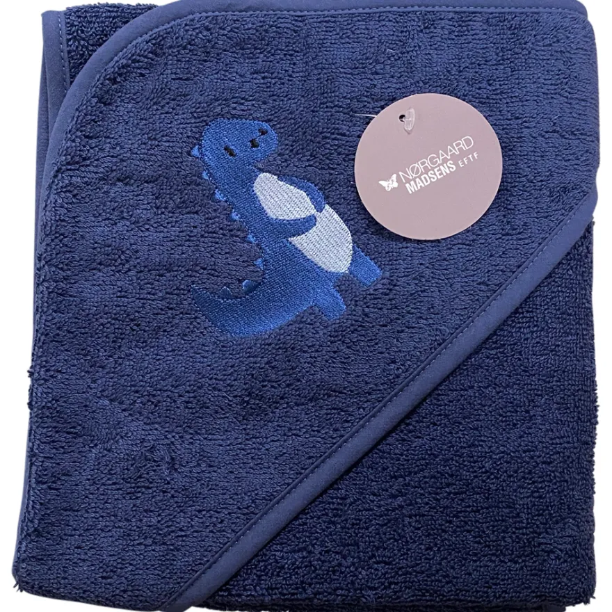Badeslag navy dino m/ arme om maven str. 75x75 cm.