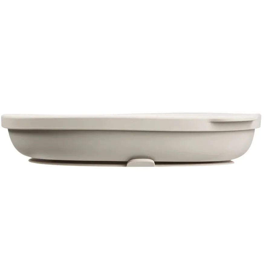 b.box Tallerken m/låg silikone - Beige