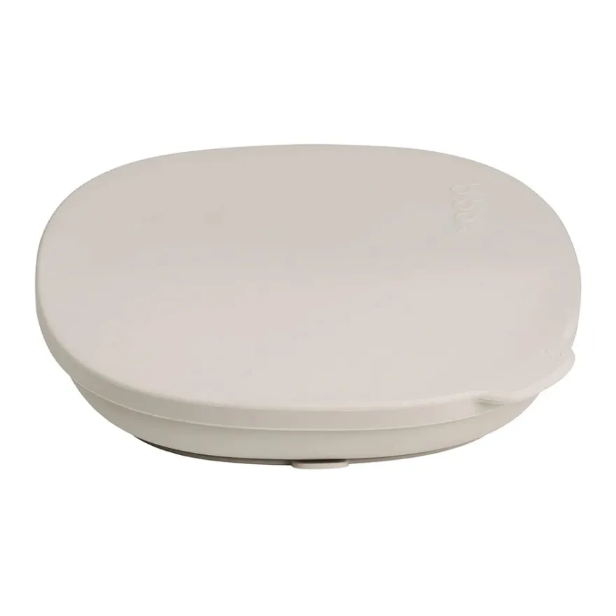 b.box Tallerken m/låg silikone - Beige
