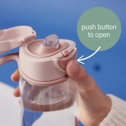 b.box Vandflaske med tud 450ml - Blå