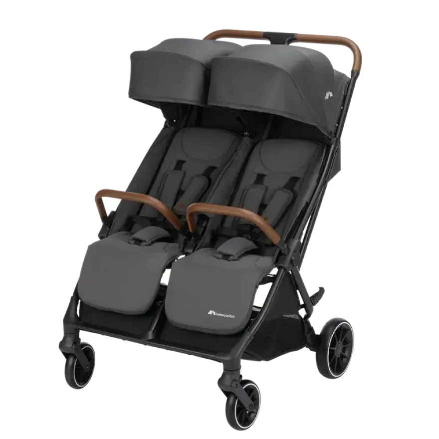 Bebeconfort Mane Tvillingevogn - Mineral Graphite