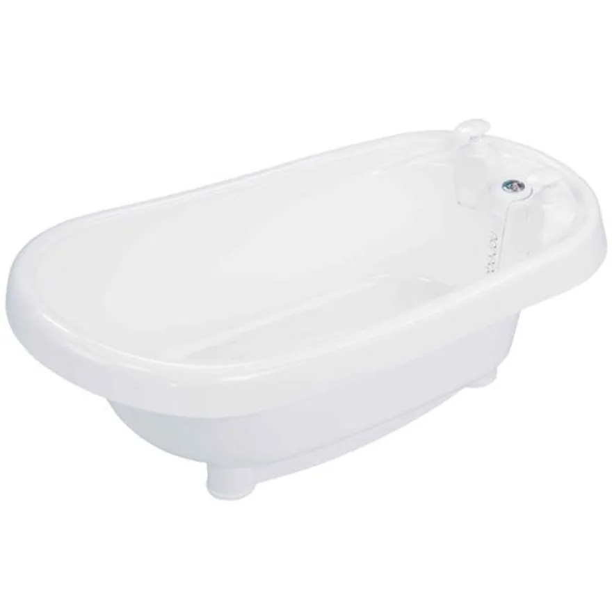 Bebé-jou Badekar med termometer - Uni White