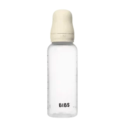 BIBS Baby Flaske Rund Latex 2 pack 270 ml Medium Flow Ivory