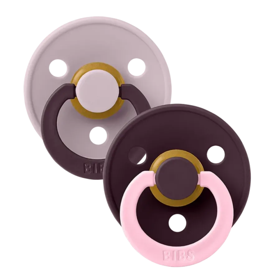 BIBS Studio Colour 2 PACK Fusion Latex Size 2 Dusky Lilac Plum mix