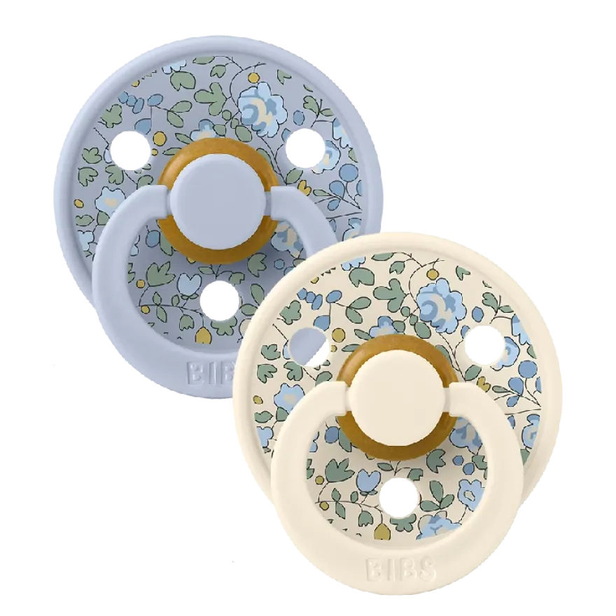 BIBS x Liberty Colour - str 2 - Eloise Dusty Blue Mix