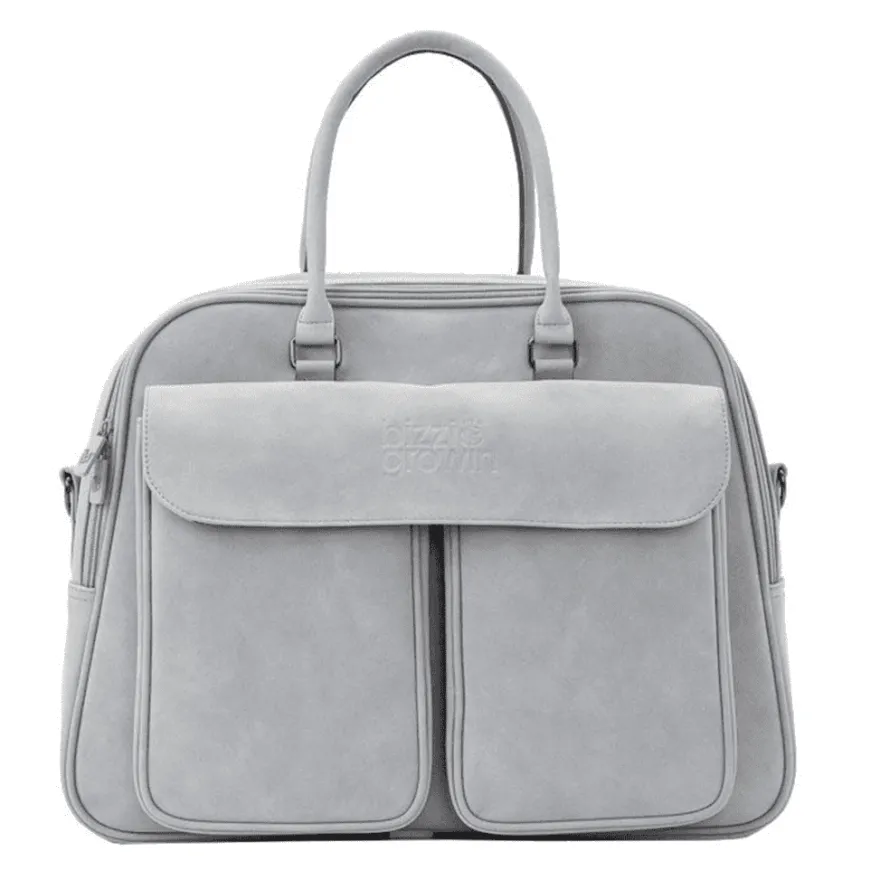 Bizzi Growin POD® Pusletaske og rejseseng - Whisper Grey