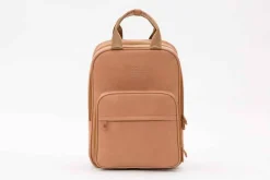 Bizzi Growin RucPOD® Pusletaske og rejseseng - Vegan Leather - Porcini