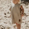 Cloby UV Poncho 1-3 år - Sandy Beach/Ginger Spice