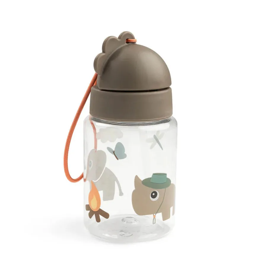 Done by Deer Drikkedunk m/sugerør Tiny trails 280 ml - sand