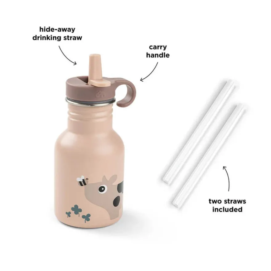 Done by Deer Flaske rustfrit stål Tiny farm Pudder 350 ml