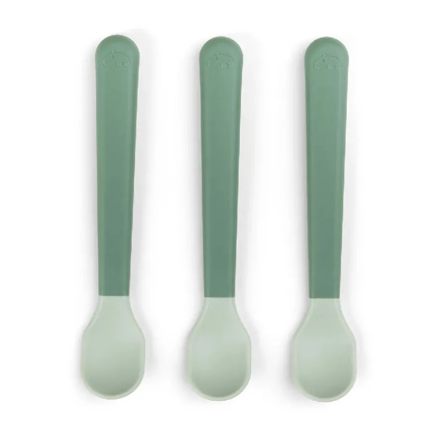 Done By Deer Foodie easy - grip babyske 3 - pak Grøn