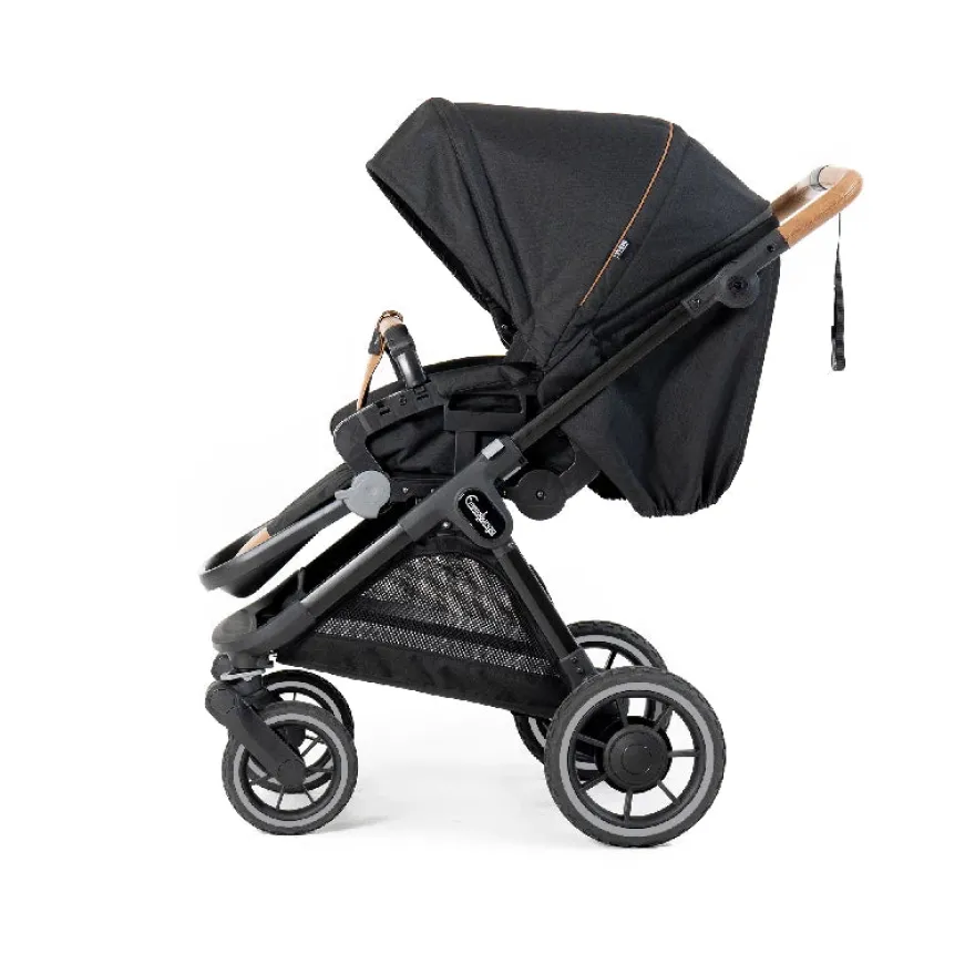 Emmaljunga SENTO Flat Combi - Outdoor Black