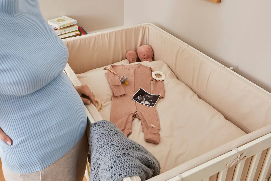 Flexa Babysengetøj 70x100 - Warm Gray