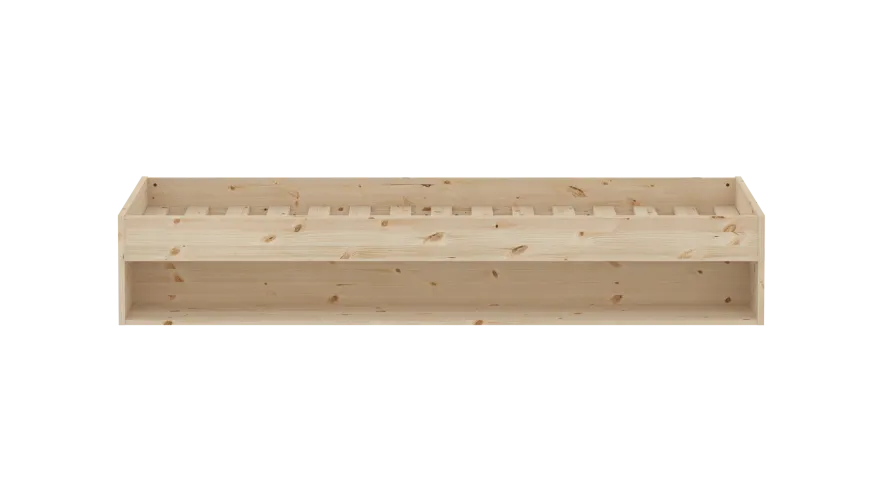 Flexa Grow gulvseng med hylde - 94,6x204cm
