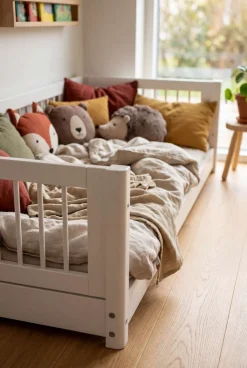 Flexa Montessori seng 90x200cm - massive sider