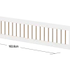 FLEXA NOR 3/4 Sengehest - Hvid/eg