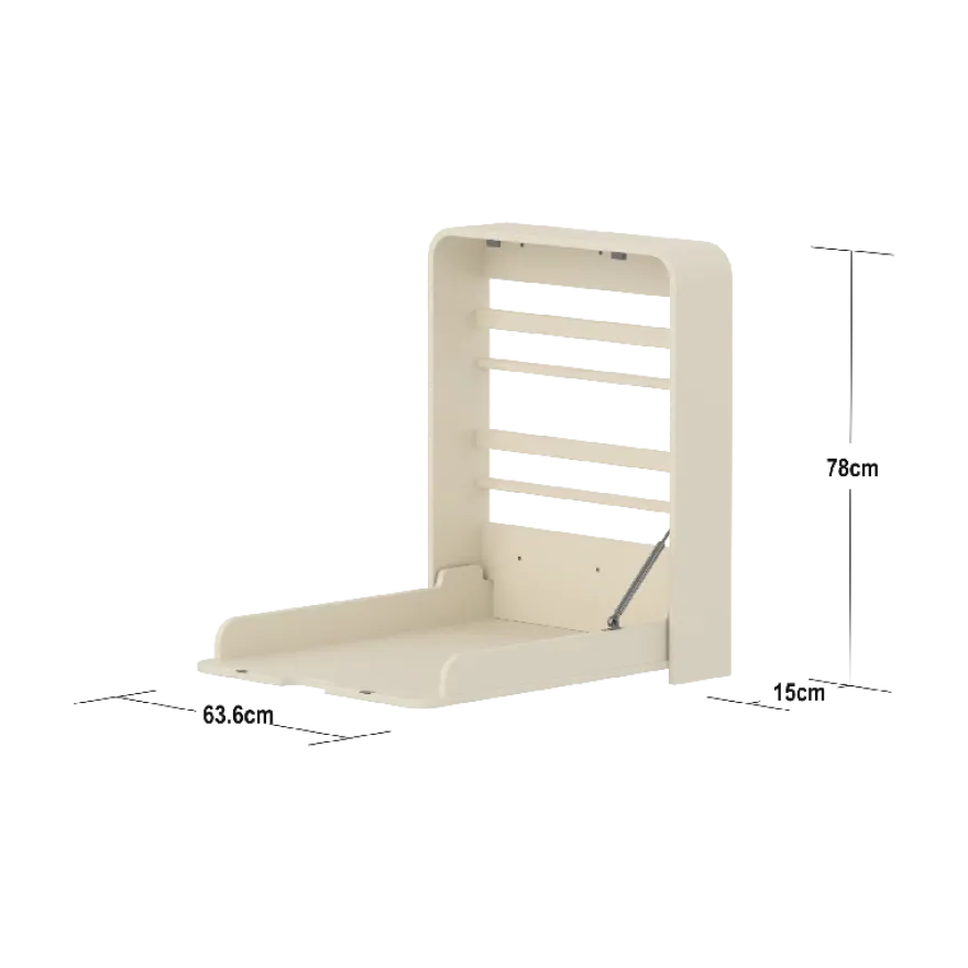 Flexa Nova puslebord væghængt - Cream White