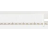 FLEXA WHITE Enkeltseng 90x200 cm m. grooves sengehest - Hvid