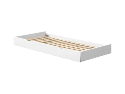 FLEXA WHITE/NOR Udtræksseng til enkelt seng 90 x 190 cm- Hvid