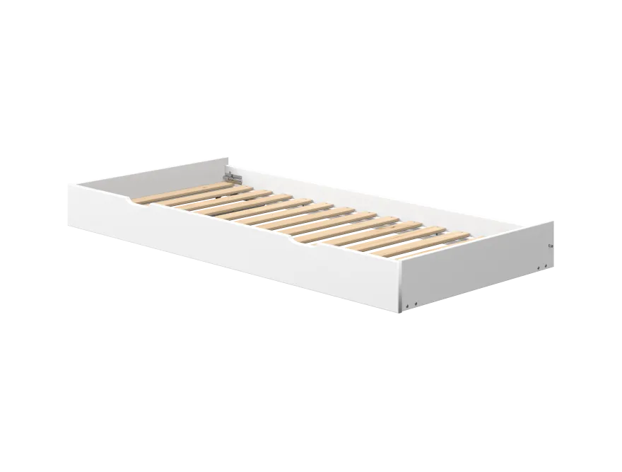 FLEXA WHITE/NOR Udtræksseng til enkelt seng 90 x 190 cm- Hvid
