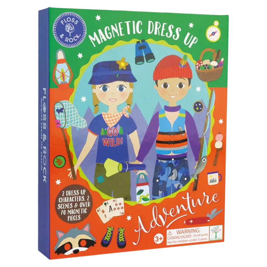 Floss & Rock - Magnetisk Påklædnings figur - Adventure