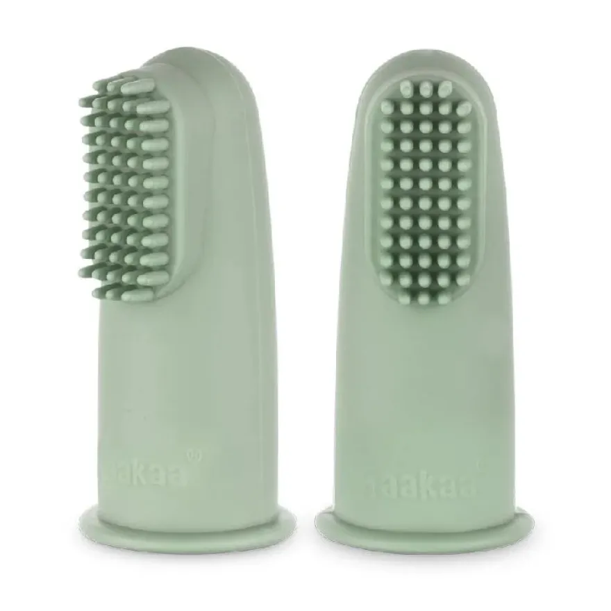 Haakaa Fingertandbørste - Pea Green