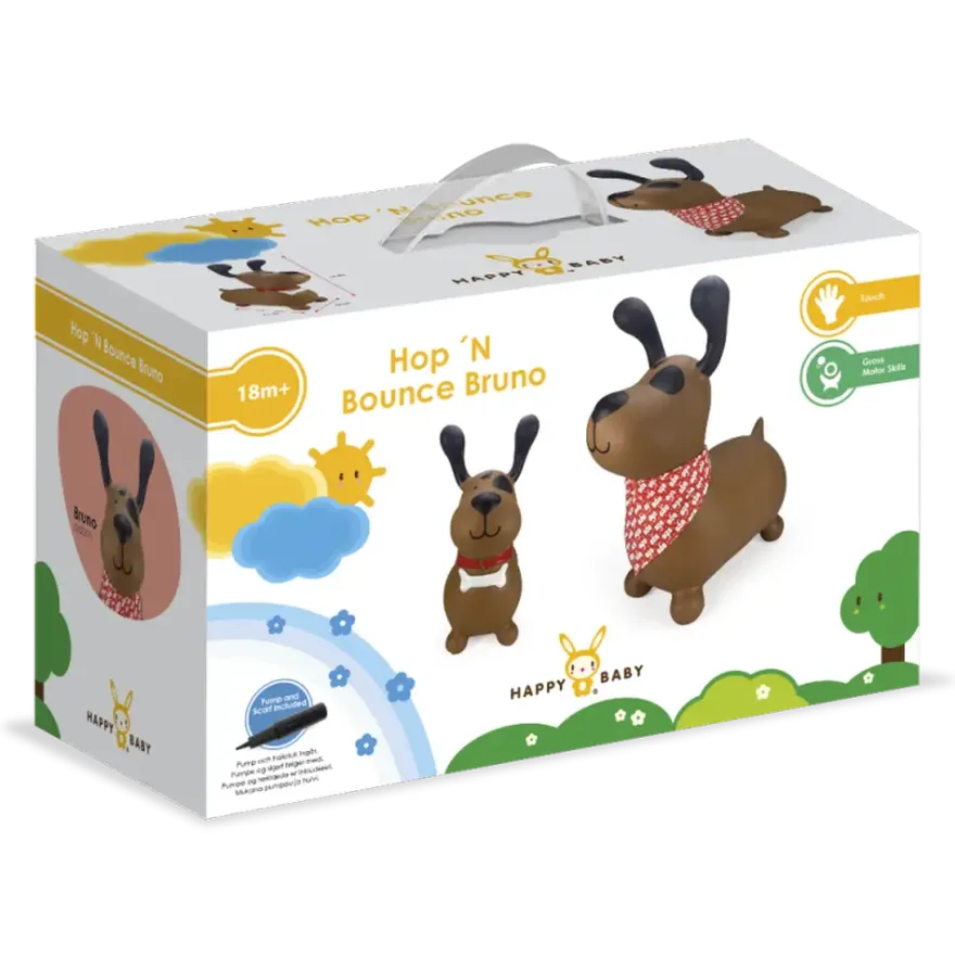 Happy Baby Hop 'N Bounce Hoppedyr Bruno