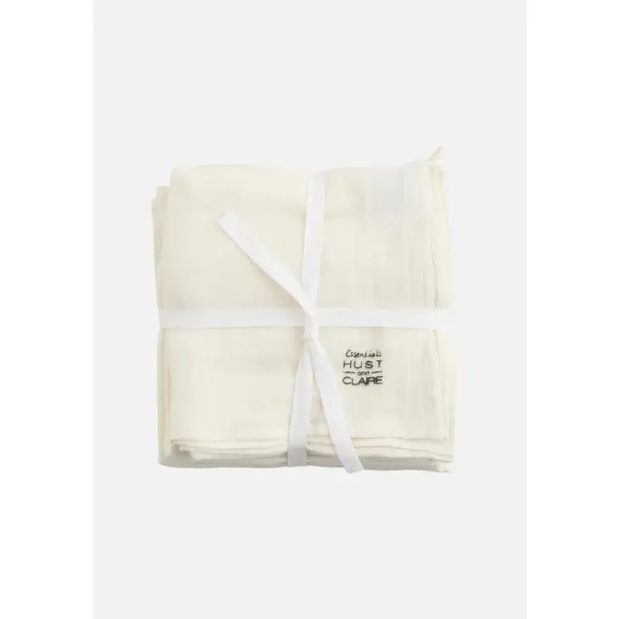 H&C Stofble - øko - 5 pak - Ivory