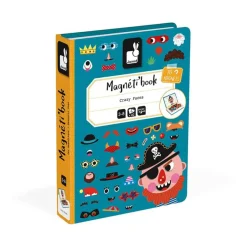 Janod Magnetibook - Boy’s Crazy Faces