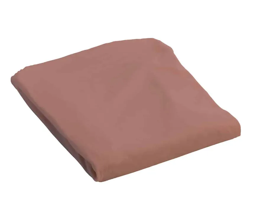 Jersey stræklagen - Dusty Rose (70x160)
