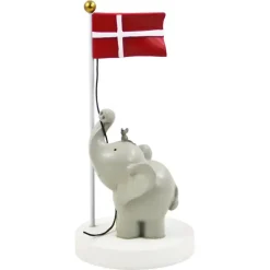 Kids By Friis Bordpynt - elefant og mus 13 cm
