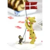 Kids By Friis Bordpynt - giraf og abe 17 cm.