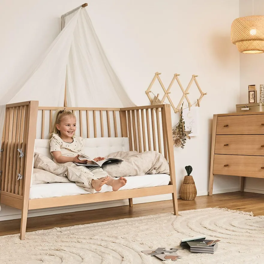 Leander Linea Babyseng inkl. Himmelpind - Eg