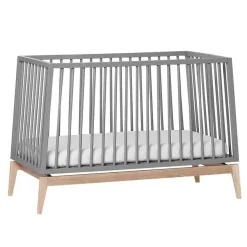 Leander Luna™ babyseng - 120x60 cm - grå eg
