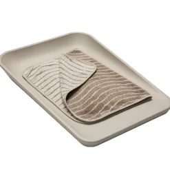 Leander Topper til puslepude - Woodland - Økologisk bomuld - Cappuccino