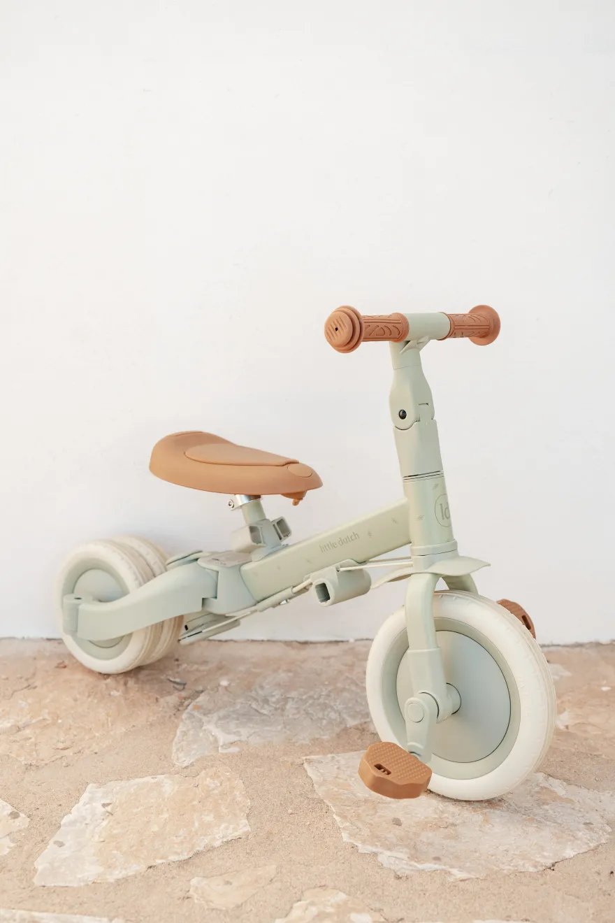 Little Dutch - 4 i 1 Tricykel - Green