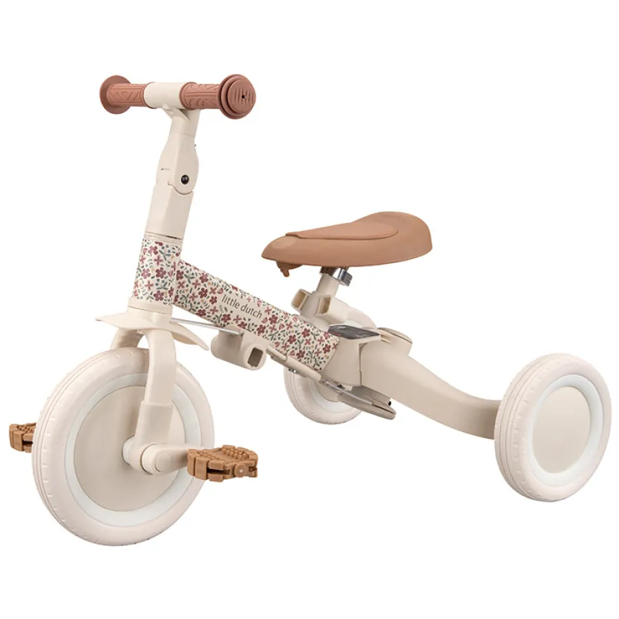Little Dutch - 4 i 1 Tricykel - Off White