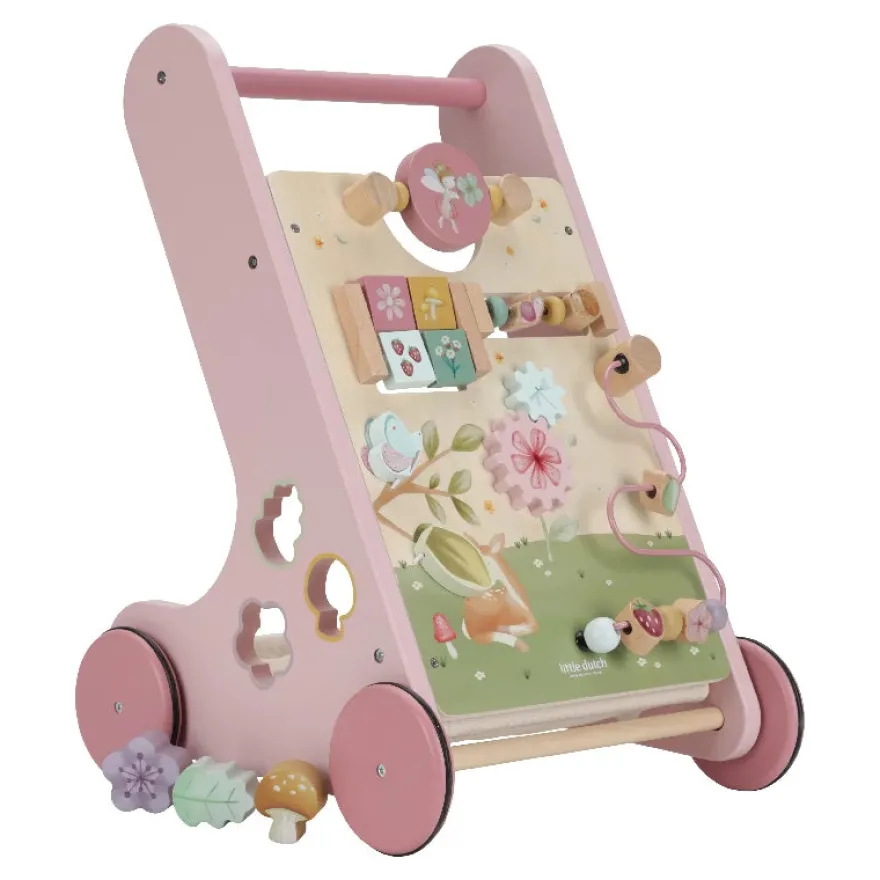 Little Dutch Multi - aktivitets gåvogn Fairy Garden FSC