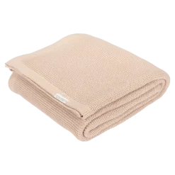 Little Dutch - Strikket Tæppe 110x140 - Beige