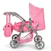 Mamamemo dukkevogn med lift - pink