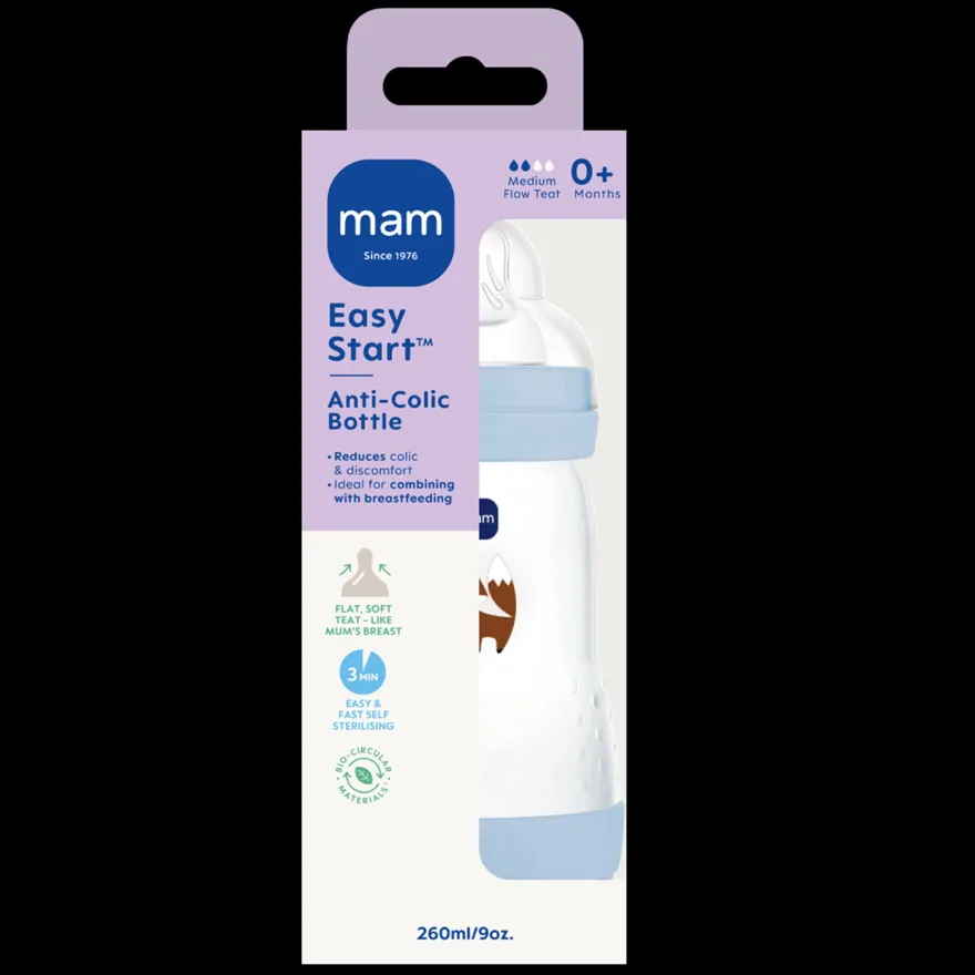 MAM Easy Start Anti - Colic 260ml CON Blue
