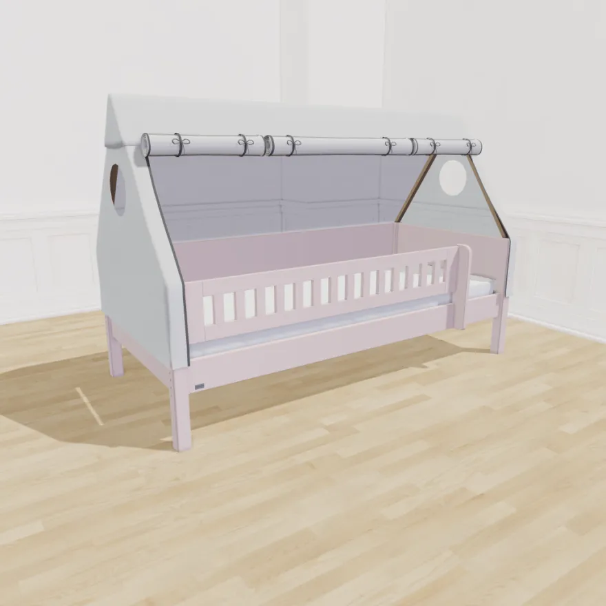 Manis-h Fulla Husseng med stel og Himmel 90x160 - Natural Rose