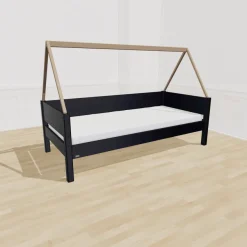 Manish-h Saga Børneseng 90x200 - Black