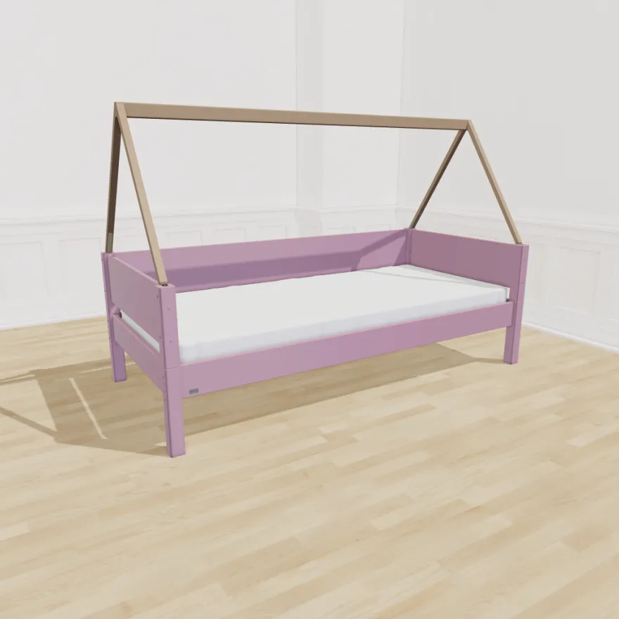 Manish-h Saga Børneseng 90x200 - Lavender Rose