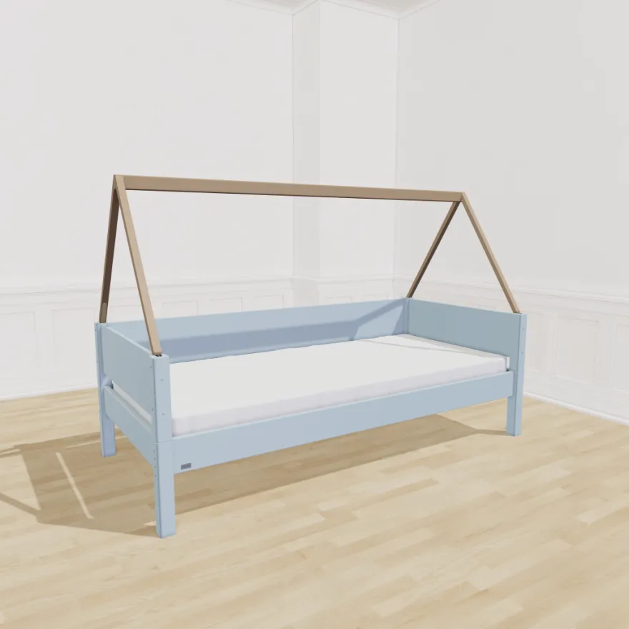 Manish-h Saga Børneseng 90x160 - Sky Blue