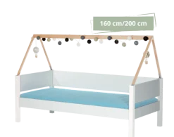 Manish-h Saga Børneseng 90x160 - White